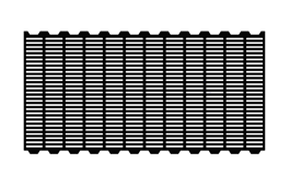 cast iron slat 1200x600 interlocking