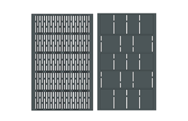 cast iron floor 635x1000 for sows